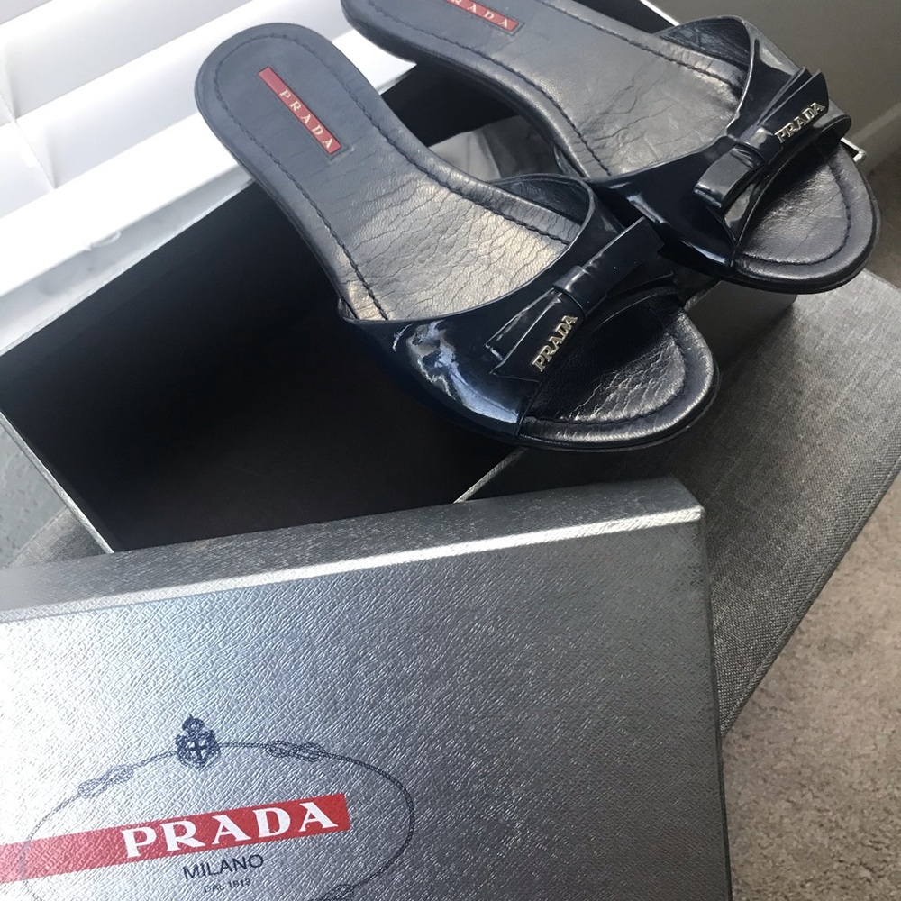 Authentic gently used Prada sandals